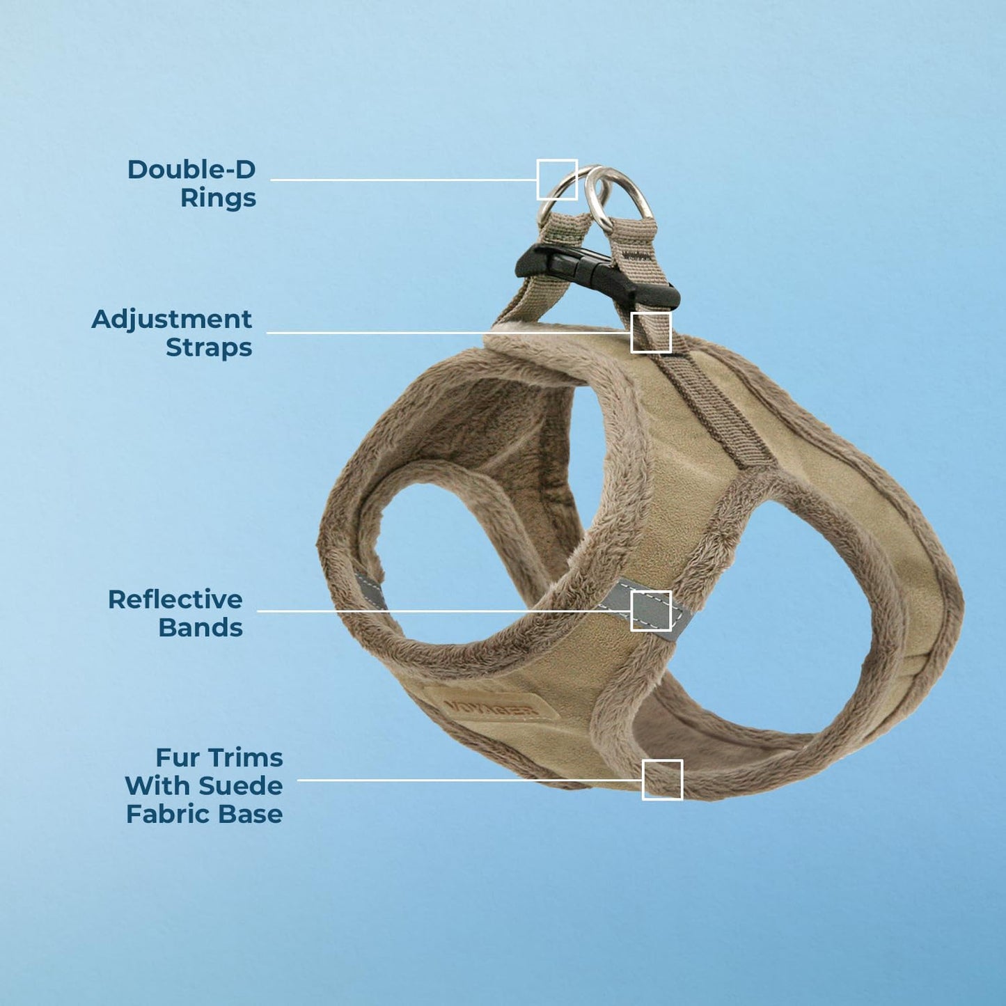 Ultra Cozy Winter Dog Harness